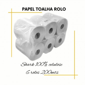 Papel Toalha Rolo linha Profissional com 200 metros