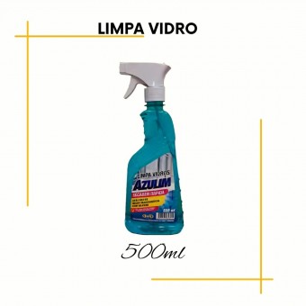 Limpa Vidro com Álcool Gatilho 500ml Azulim 