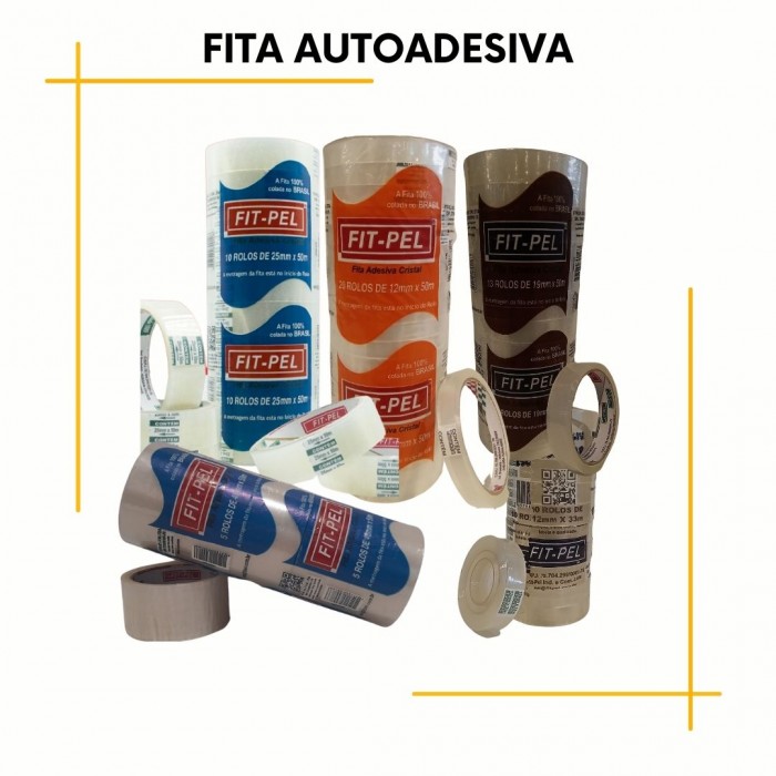 Fita Adesiva Cristal  Unidade- Fit Pel