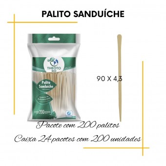 Palito Sanduíche  200 Unid Theotto