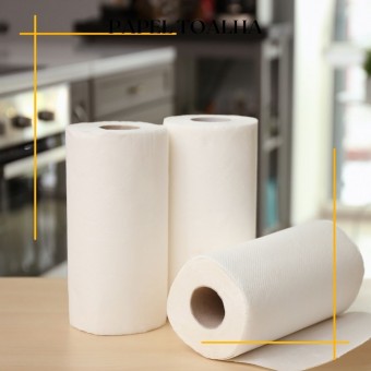 Papel Toalha Rolo Pratica para Cozinha