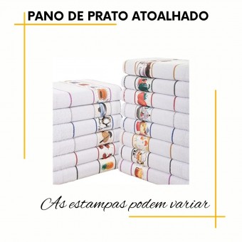 Pano de prato Atoalhado unidade