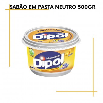 Sabão em Pasta Neutro 500Gr Dipol