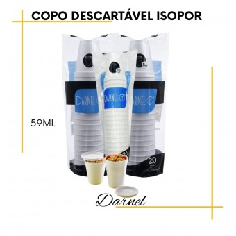 Copos de Isopor Térmico  Darnel