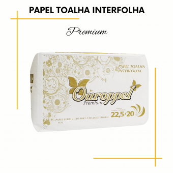 Papel Toalha Interfolha Ouropel