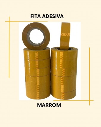 Fita adesiva Marrom  40x300 metros