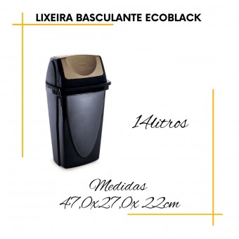 Lixeira  Basculante Ecoblack Plasutil 