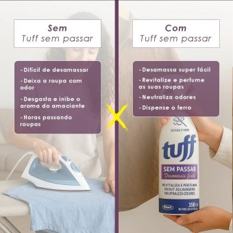 Sem Passar Tuff Desamassa Fácil Spray 350ml