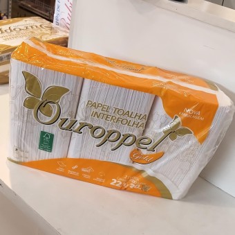 PAPEL INTERFOLHA C/1000 GR24 OUROPELL GOLD