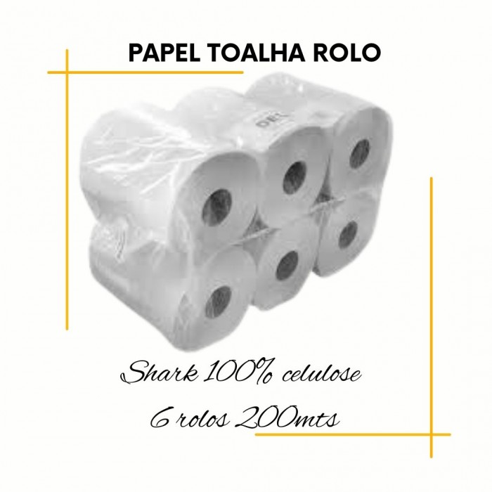 Papel Toalha Rolo linha Profissional com 200 metros