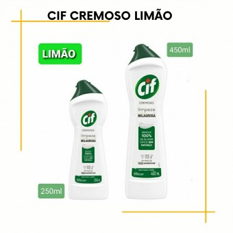 Limpador Multiuso Cremoso Limão 450ml CIF