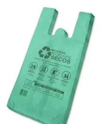 SACOLA BIO VERDE 48X55 C/500