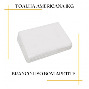 Toalha Americana de Papel Mono 24 x 34cm 1Kg