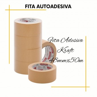 Fita Adesiva Kraft  48 x 50 m- Fit Pel