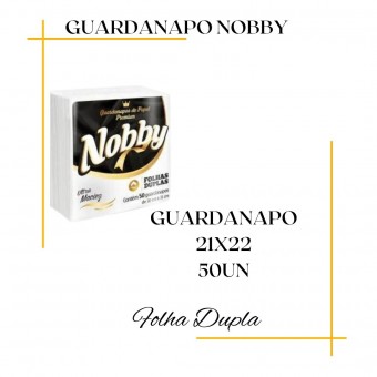Guardanapo de Papel Folha Dupla com 50 unidades- Nobby