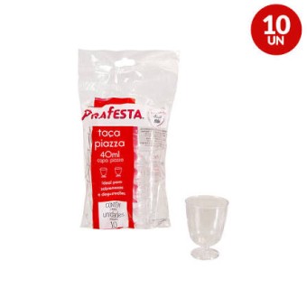 TACA PIAZZA CRISTAL C/10 PRAFESTA