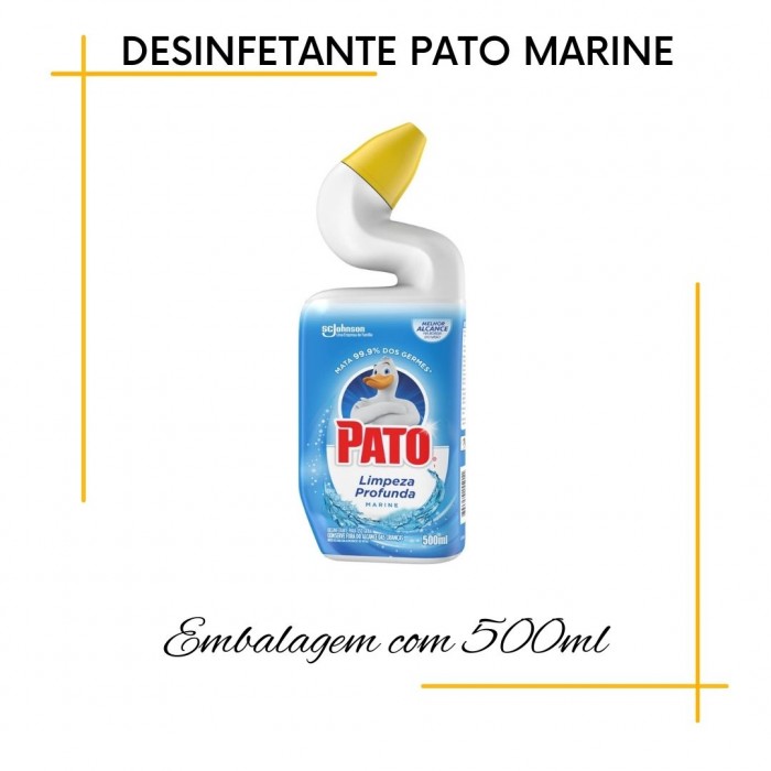 Desinfetante Sanitário Pato Gel-Limpeza Profunda-500ml
