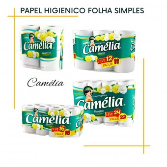 Papel Higiênico Camélia Folha Simples