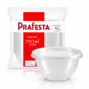 POTE BOWL 750ML C/20 PRAFESTA