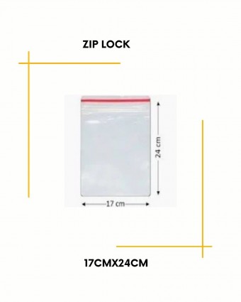 Saco Zip lock N8 17x24cm