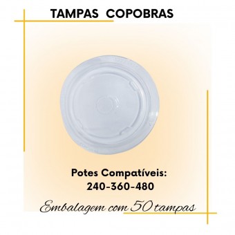 Tampa Copo Descartável  300ml - Copobras