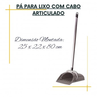 Pá de Lixo com Alça Articulável