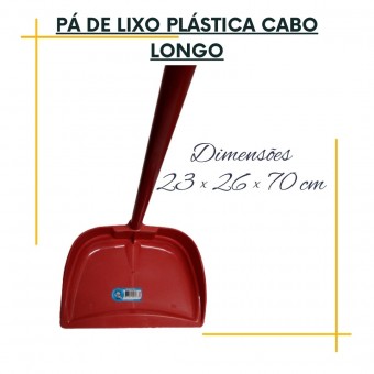 Pá de Lixo com Cabo Longo
