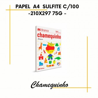 Folha de Papel Sulfite A4 com 100 folhas