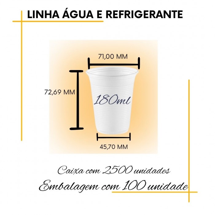 Copo Descartável transparente-Copaza