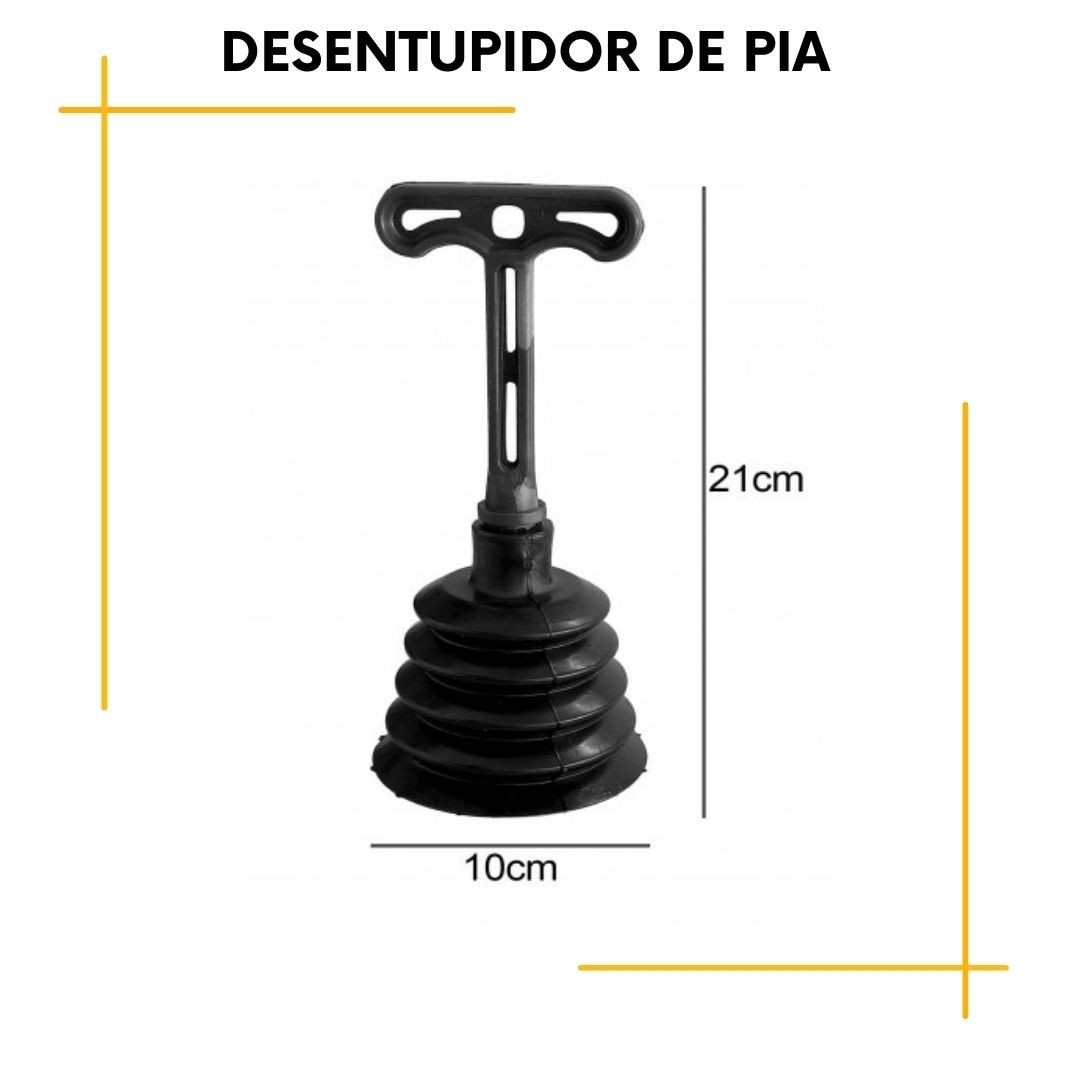 O desenutpidor de pias sanfonado facilita o desentupimento de pias em geral!

É fabricado em plástico durável e com grande contato, permitindo desentupir de maneira eficiente