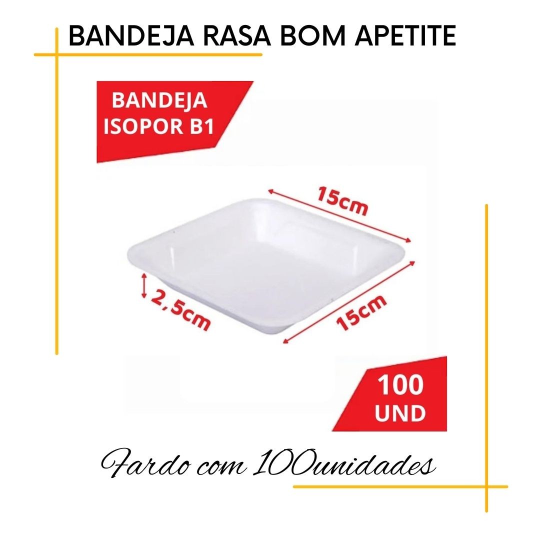 Bandeja de Isopor B1 Rasa Ideal para Acondicionamento de Frios, Carnes, Frutas e Muito Mais!

Ideais para acondicionar diversos produtos, as bandejas de isopor garantem um excelente destaque no ponto de venda, além de serem atóxicas e higiênicas, livrando os alimentos nelas dispostas de riscos de contaminação.

Podem ser utilizadas em sacolões, panificadoras, supermercados, hortifrutis e indústrias alimentícias em geral. Os produtos ideais para serem armazenados nestas bandejas são carnes suínas, bovinas, de frango e peixes. Além de frios, frutas, legumes e produtos de padaria.
