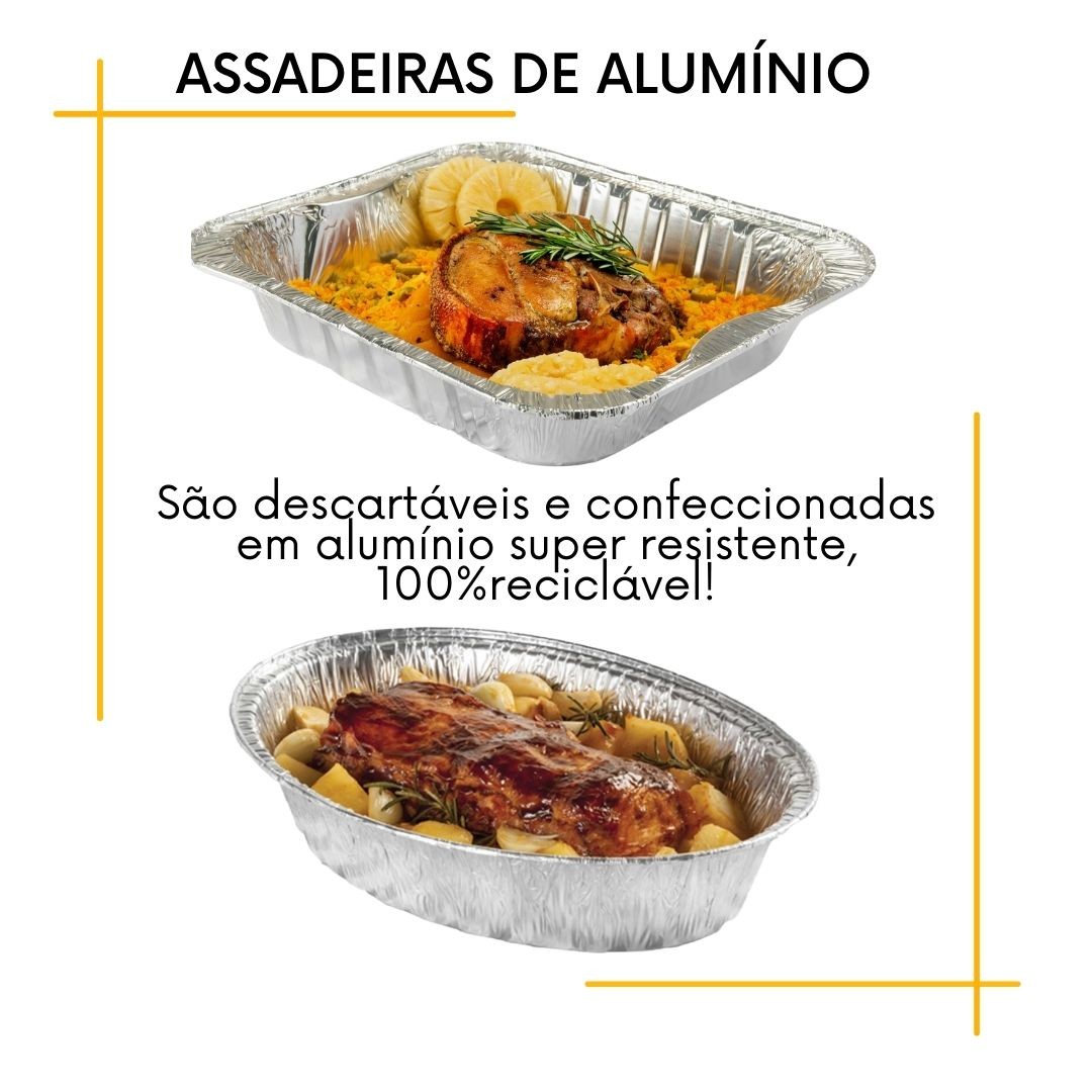 Ideal para assar alimentos como frango, pernil, peixes, lasanhas e muito mais. Também pode ser utilizada para armazenar produtos variados como maionese, vinagrete e salpicão. Assadeira de extrema praticidade que pode congelar, aquecer e assar os alimentos que estão dentro dela. 