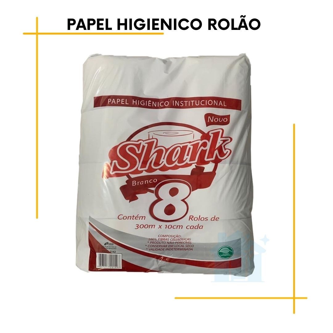 PAPEL HIGIENICO FOLHA SIMPLES
8 ROLOS 300 METROS CADA
10 CM DE LARGURA
TEXTURA BRANCO

