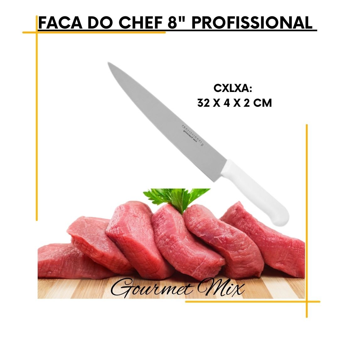 Facas Do Chef Profissional Gourmet Mix | Moocapel